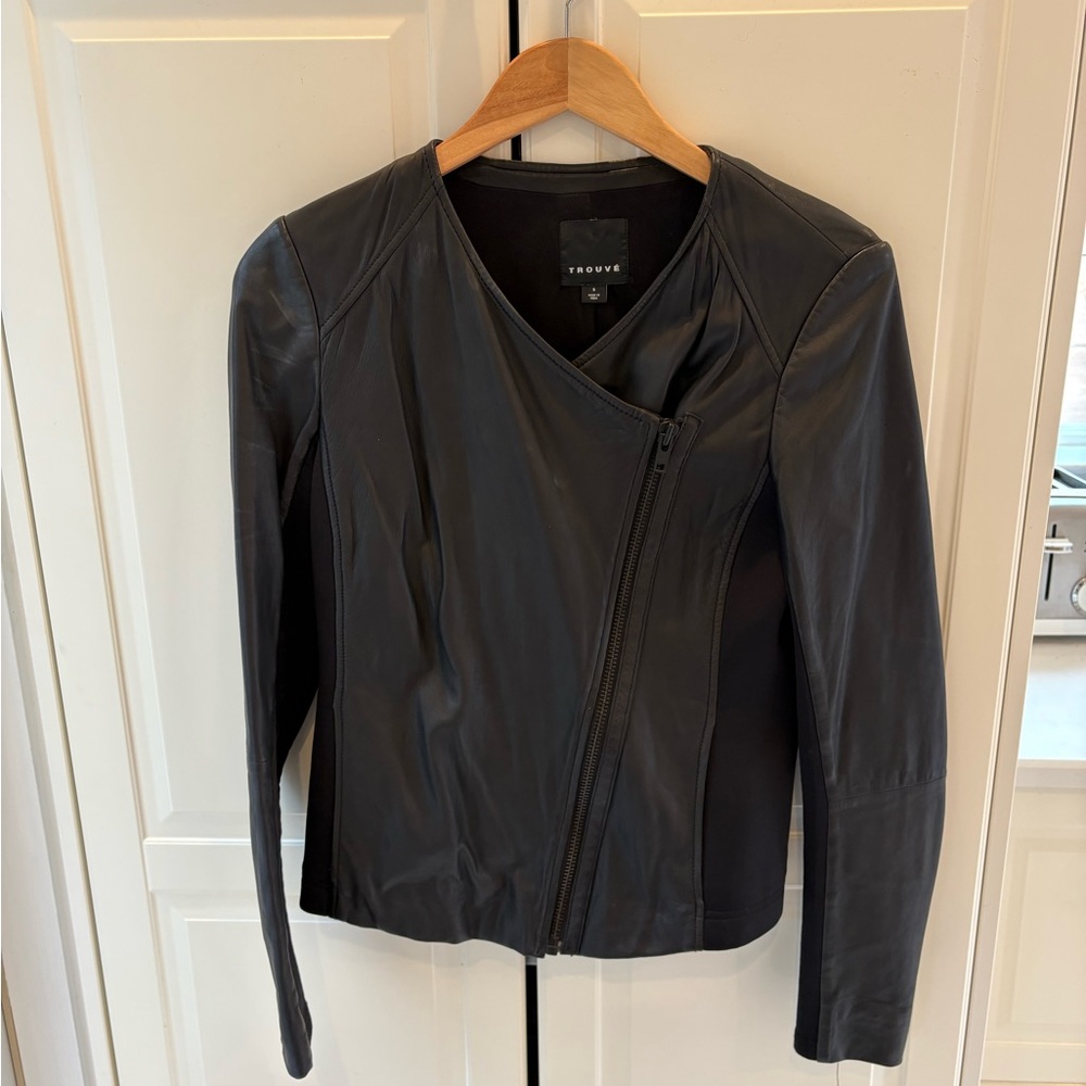Women's Black Leather Jacket